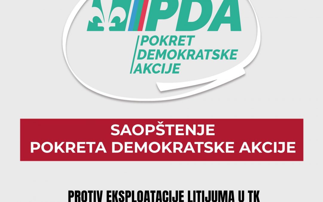 Protiv eksploatacije litijuma u TK – Zaštitimo Tuzlanski kanton od novih izvora zagađenja