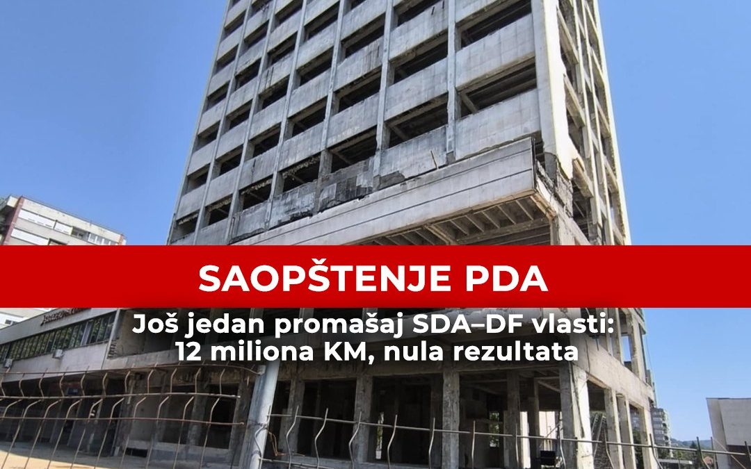 Još jedan promašaj SDA-DF vlasti, 12 miliona KM, nula rezultata